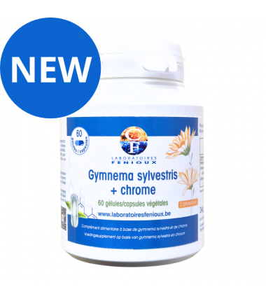 GYMNEMA SYLVESTRIS + CHROME - 60 gélules