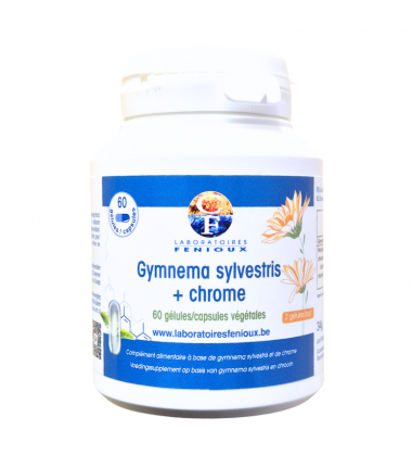 GYMNEMA SYLVESTRIS + CHROME - 60 gélules