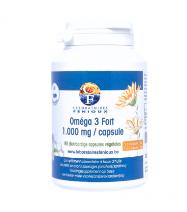 OMEGA 3 FORT 1000mg - 180 gélules