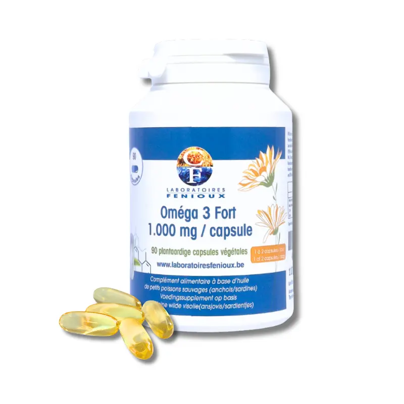 1. Description Omega 3 Fort 1000 mg – Complément alimentaire de qualité Omega 3 Fort 1000 mg est un complément alimentaire fournissant une dose concentrée d’oméga-3, essentiels pour l’organisme. C (2).webp