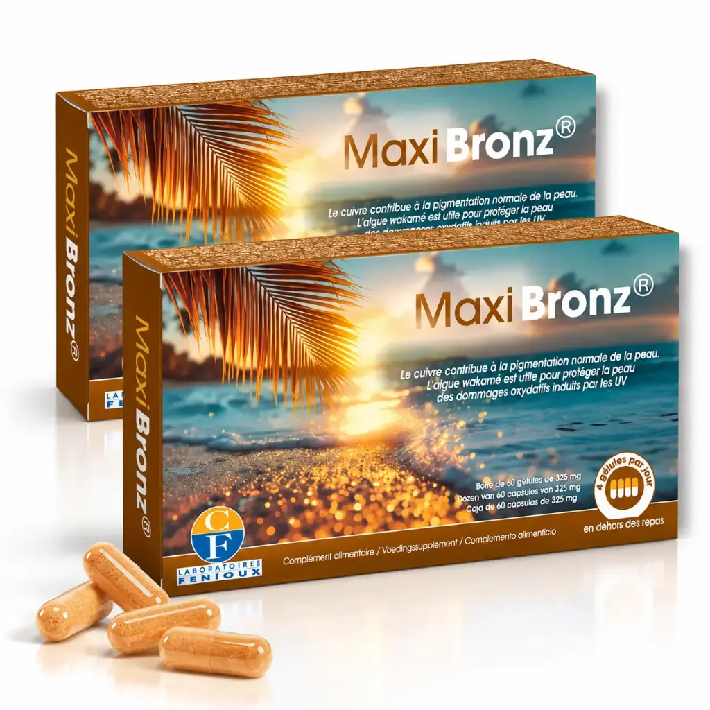 MAXIBRONZ® - lot de 2 boîtes de 60 gélules