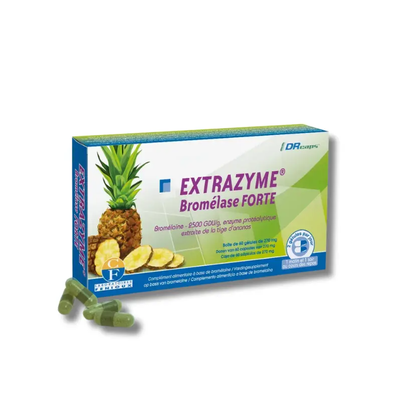 EXTRAZYME BROMELASE FORTE - 60 gélules
