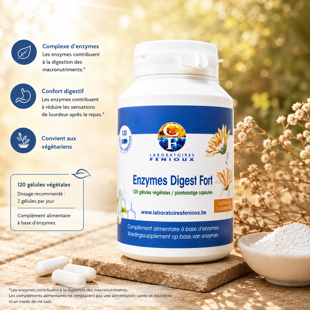 ENZYMES DIGEST FORT - 120 gélules