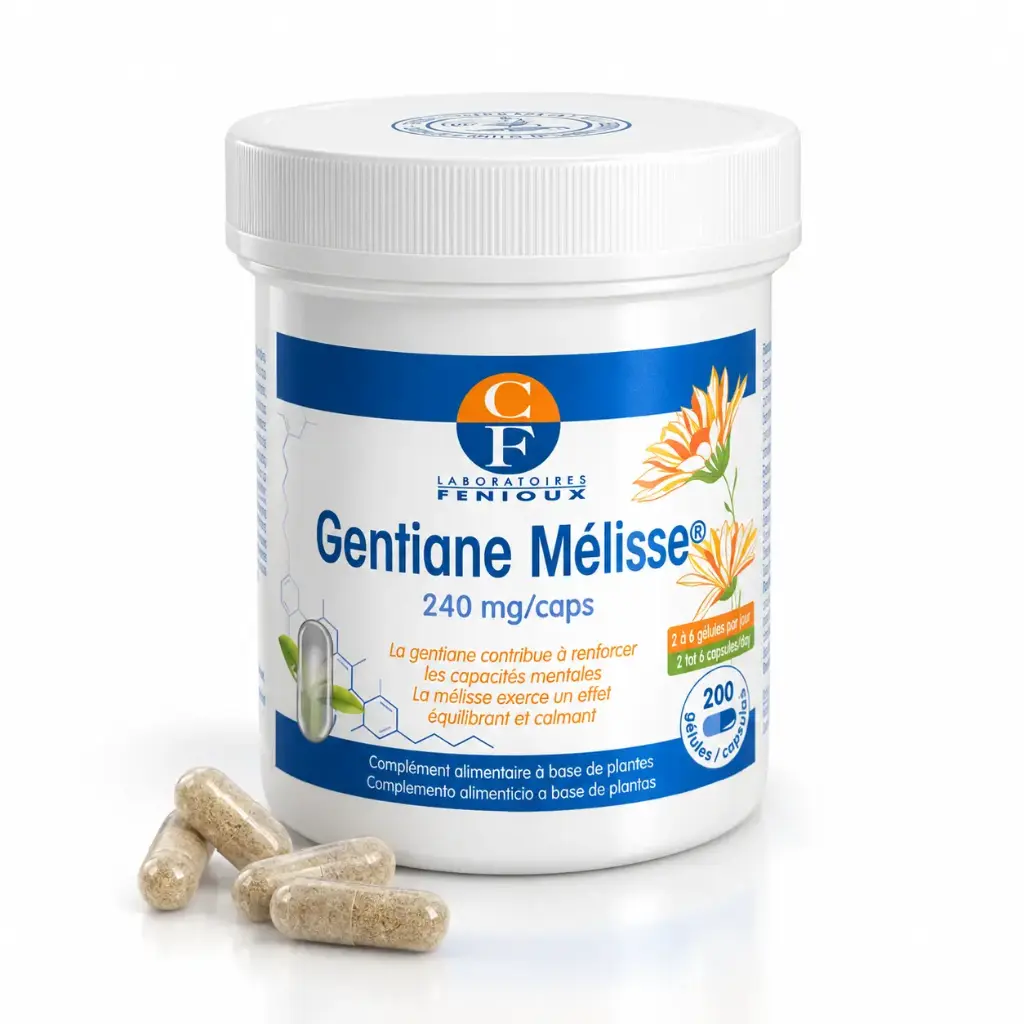 GENTIANE MELISSE - 200 gélules