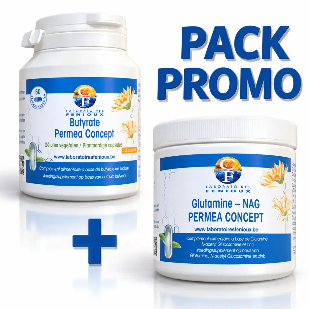 PACK PROMO PERMEA BUTYRATE + GLUTAMINE-NAG