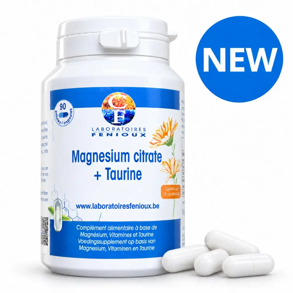 MAGNESIUM CITRATE + TAURINE - 90 gélules