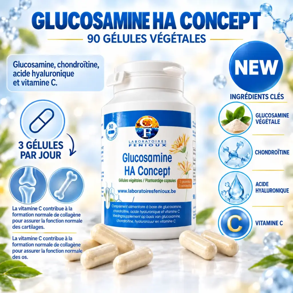 GLUCOSAMINE HA CONCEPT - 90 gélules