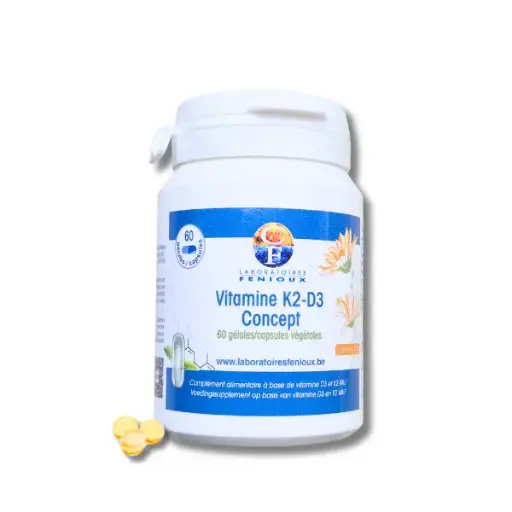 [G747] VITAMINE K2-D3 CONCEPT - 60 gélules