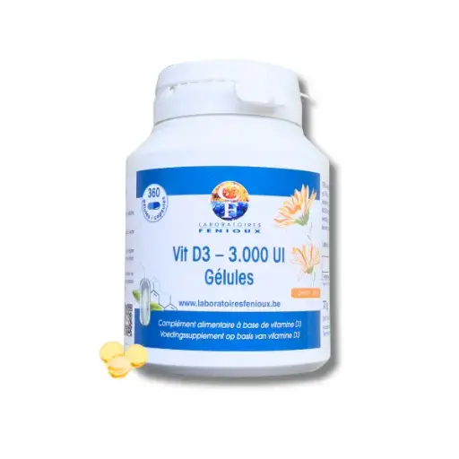 [G749] VITAMINE D3 3000UI - 360 Softgelckapsul