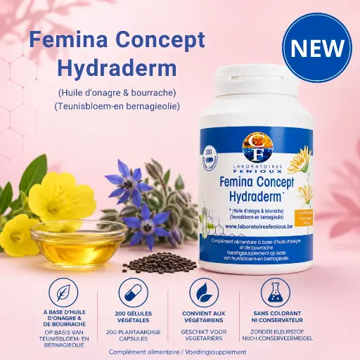 [G813] FEMINA CONCEPT - HYDRADERM 200 capsules